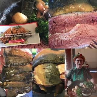 Karpfenfilet in Eihülle gebraten